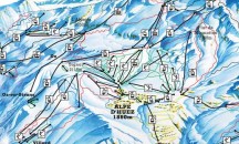 Maps for Alpe d'Huez - Piste, town and resort maps.